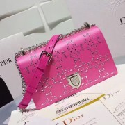 Dior Diorama Studded Bag Rose Cafskin 311020 VS02767