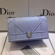 Imitation Dior Diorama Bag Original Leather CD13S Skyblue VS05790