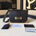 Best Quality Replica Prada Cahier Calf Leather Shoulder Bag Black 1BD045 VS02853