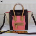 Celine Luggage Nano Tote Bag Original Leather CLY33081S Pink VS02735