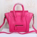 Celine Luggage Nano Tote Bag Original Leather CLY33081S Rose VS00841