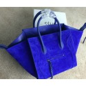 Celine Luggage Phantom Bag Nubuck Leather 99013 Royal VS06709