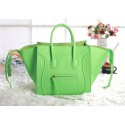 Celine Luggage Phantom Square Tote Bag 3341 in Green VS08542