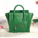 Celine Nao Luggage 3309 in Green Original Leather VS04022