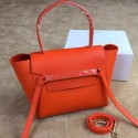 Celine Small Belt Bag Original Leather CLA98311S Orange VS06616