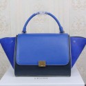 Celine Trapeze Bag Original Suede Leather CT3342 Blue&Royal VS06832