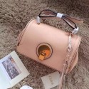 Chloe Indy Large Leather Camera Shoulder Bag Pink 161020 VS03180