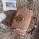 Chloe Indy Large Leather Camera Shoulder Bag Pink 161030 VS01182