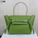 Copy Celine mini Belt Bag Original Leather C33681 Green VS05565