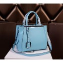 Copy Hot Fendi 2Jours Tote Bag Original Leather 8B27250 SkyBlue VS03824