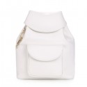 Dior Backpack Calfskin Leather D0909 White VS06373