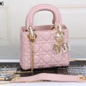 Dior mini Lady Dior Bag Original Sheeepskin Leather CD99001 Pink VS09126