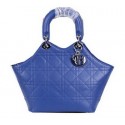 Dior Panarea Calfskin Leather Tote Bag CD6618 Royal VS04945