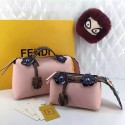 Fendi By The Way Bag Pink Soft Calfskin With Flower Tail FD0728 VS03776