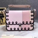 Fendi Kan I Leather Bag Pink 8BT285 VS06126