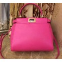 Fendi mini Peekaboo Bag Original Leather 55211 Rose VS02218