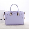 Givenchy Antigona Satchel Bag Violet Smooth Calfskin Leather G6985 VS09200