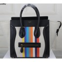 Imitation Celine Luggage Mini Tote Bag Original Canvas CTS3308 Rainbow VS03903