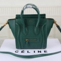 Imitation Celine Luggage Nano Bag Original Leather CTS3309 Green VS08284