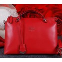 Knockoff Fendi By The Way Bag with Tail Calfskin Leather FD2353 Red VS06120