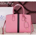 Knockoff Prada Saffiano Cuir Leather Tote Bag BN2788 Pink VS08554