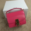 Luxury Celine Classic Box mini Flap Bag Smooth Leather C11041 Rose VS03022