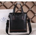 Luxury Prada Calfskin Leather Tote Bag P501031 Black VS01926