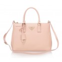 Prada 33CM Saffiano Leather Tote Bag BN2274 Light Pink VS06797