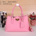 Prada Grainy Leather Tote Bag BN8911 Pink VS07219