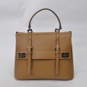 Prada Lux Double Satchel Bag BN2798 in Apricot Original Saffiano Leather XZ VS00933