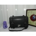 Prada Lux Nappa Leather Flap Bags BT0993 Black VS08229
