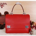 Prada Original Leather Tote Bags BN9005 Burgundy VS05966