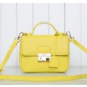 Prada Saffiano Leather Flap Bag BN0960 Yellow VS05319