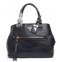 Replica PRADA Echt Leder Tasche Handbag BN2793 Vitello Daino in Black Original Clafskin Leather XZ VS09692