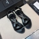 Saint Laurent Leather Sandals Black Y080205 VS04447