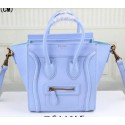 Sale 1:1 Celine Luggage Nano Bag Original Leather C3308S SkyBlue VS07435