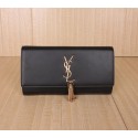 Yves Saint Laurent Classic Monogramme Tassel Clutch Bag Y234524 Black VS05352