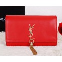 Yves Saint Laurent Classic Monogramme Tassel Clutch Bag Y7138 Red VS07594