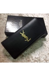 AAAAA Yves Saint Laurent Flap Wallet Y30180 Black VS04916
