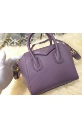 Best Givenchy mini Antigona Bag Goat Leather G1900 Purple VS09644
