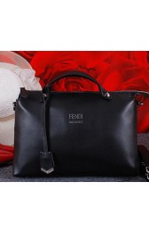Best Quality Fendi By The Way Bag with Tail Calfskin Leather FD2353 Black VS06650