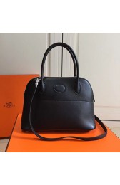 Best Quality Hermes Bolide 27 Bag in Black Swift Leather HB2701 VS01517