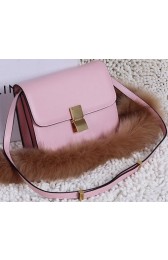 Celine Classic Box Small Flap Bag Calfskin C88007T Pink VS06167