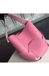 Celine Large Holdall Shoulder Bag In Pink Natural Calfskin 178003 VS08067
