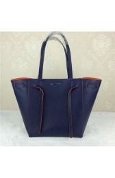 Celine Medium Cabas Phantom Bag Grainy Leather C2208 Royal VS00313