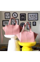 Celine Medium Tri Fold Shoulder bag in Pink Calfskin 030401 VS03287
