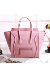 Celine Micro Luggage 3307 in Cherry Pink Original Leather VS06334