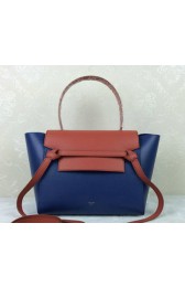 Celine mini Belt Bag Original Leather C98311 Royal&Maroon VS04191