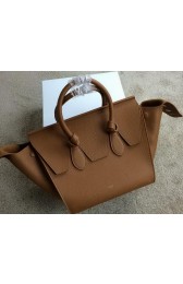 Celine Tie Nano Top Handle Bag Grainy Leather 98313 Wheat VS06202