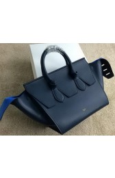 Celine Tie Nano Top Handle Bag Smooth Leather 98313 Royal VS09569